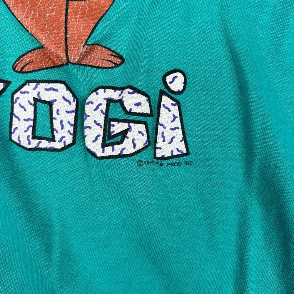 VTG Yogi Bear T Shirt Youth S (6–7) 1992 90s Single Stitch Hanna-Barbera‎